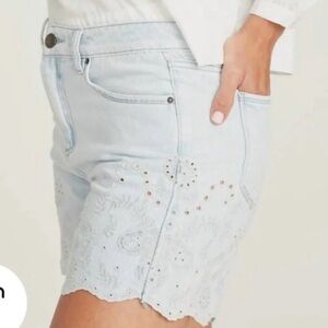 Driftwood Lulu eyelet shorts new with tags 25